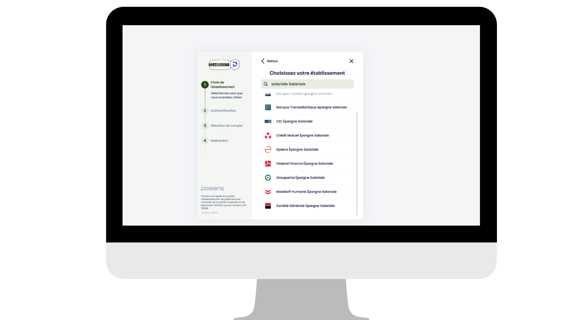 N01ZET Épargne centralisée